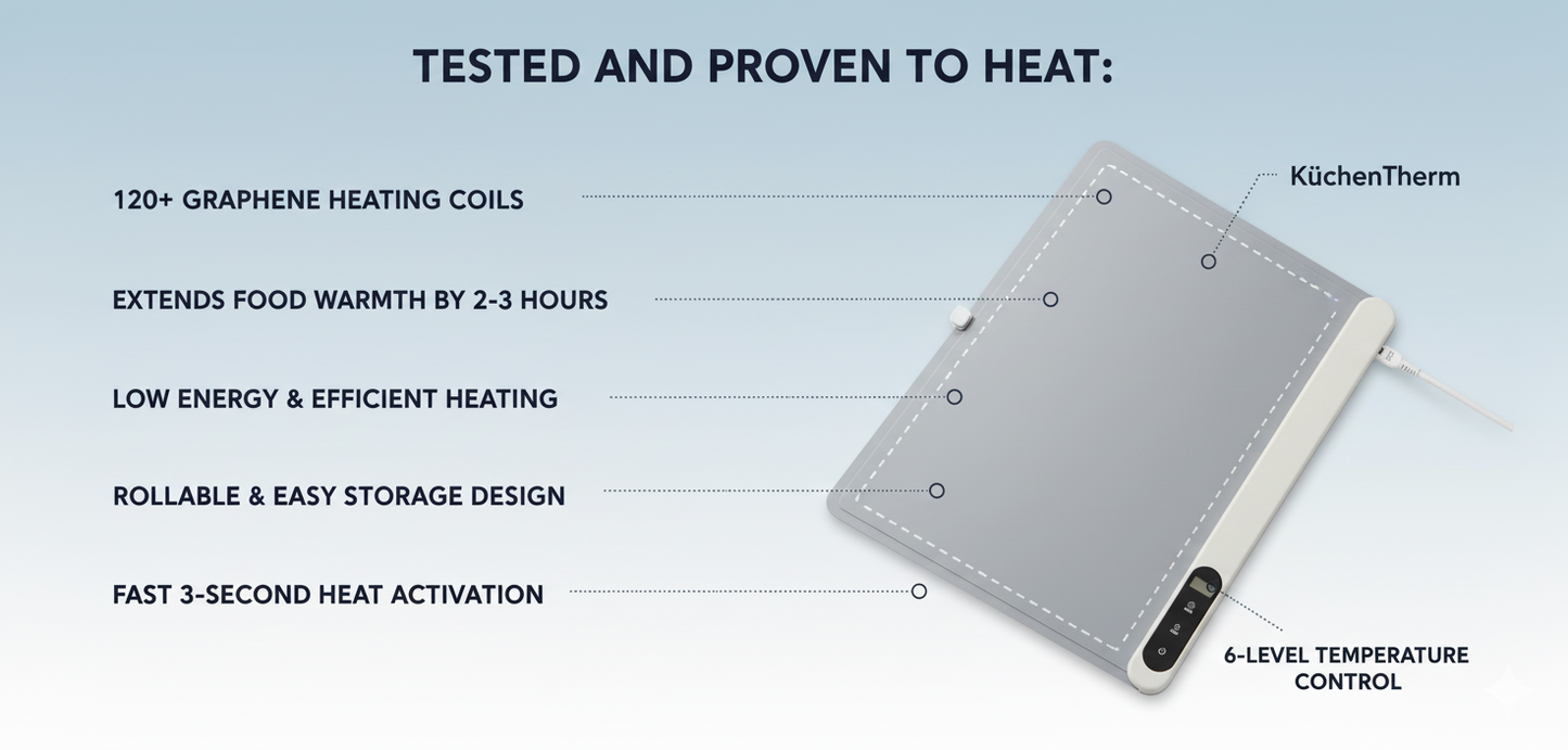 KüchenTherm™ Food Warming Mat