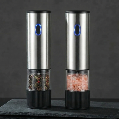 KüchenTherm™ Stainless Steel Salt & Pepper Grinders (2Pcs)